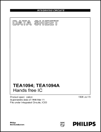 TEA1094 datasheet: Hand free IC TEA1094