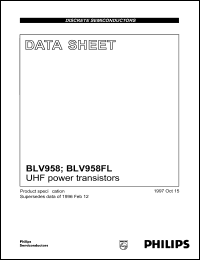BLV958 datasheet: UNF power ransistor. BLV958