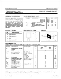 BTA212B-600D datasheet: Three quadrant triacs guaranteed commutation. BTA212B-600D
