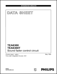 TEA6300T datasheet: Sound fader control circuit. TEA6300T