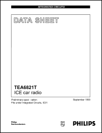 TEA6821T datasheet: ICE car radio. TEA6821T