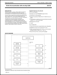 XA-C3 datasheet: 16-bit microcontroller with on-chip CAN. XA-C3