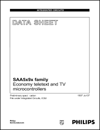 SAA5491H/nnn datasheet: Economy teletext and TV microcontroller. 32 kbytes ROM SAA5491H/nnn