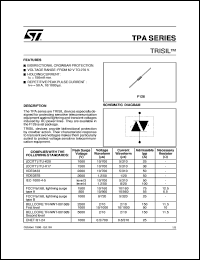 TPA100 datasheet: TRISIL TPA100