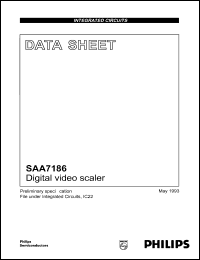 SAA7186 datasheet: Digital video scaler. SAA7186