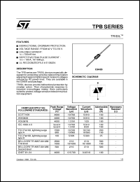 TPB120 datasheet: TRISIL TPB120