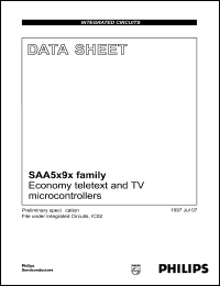 SAA5291H datasheet: 5 V, Economy teletext and TV microcontroller SAA5291H