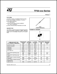 TP30-270 datasheet: TRISIL TP30-270