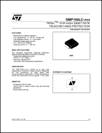 SMP100LC-270 datasheet: TRISIL FOR HIGH DEBIT RATE TELECOM LINES PROTECTION SMP100LC-270
