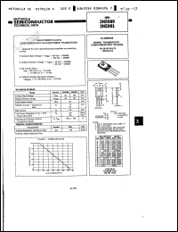 2N5989 datasheet: NPN power transistor for use in general-purpose amplifier and switching, 40V, 12A 2N5989