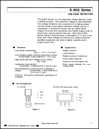 S-8054HN-CD-X datasheet: Voltage detector, 3.8 to 4.2 S-8054HN-CD-X