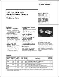 HDSP-5601 datasheet: Green LED segment display HDSP-5601