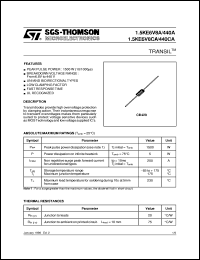 1.5KE10A datasheet: TRANSILS 1.5KE10A