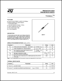 P6KE100A datasheet: TRANSIL P6KE100A