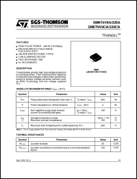 SM6T100CA datasheet: TRANSIL SM6T100CA