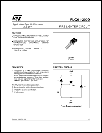 FLC01-200D datasheet: FIRE LIGHTER CIRCUIT - (ASD) FLC01-200D