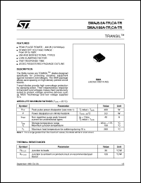 SMAJ15CA-TR datasheet: TRANSIL SMAJ15CA-TR