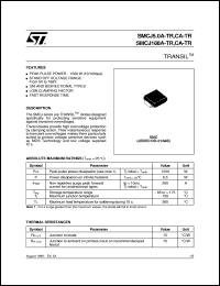 SMCJ13A-TR datasheet: TRANSIL SMCJ13A-TR