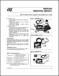 M8DKFL-101 datasheet: SYSTEM DEVELOPMENT TOOLS FOR M8 FLASH+PSD DEVICES M8DKFL-101