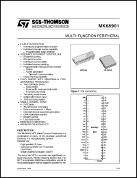 MK68901 datasheet: MULTI-FUNCTION PERIPHERAL MK68901