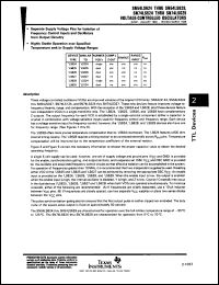 SN54LS627FK datasheet: Voltage controlled oscillator SN54LS627FK