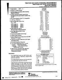 TMS27C020-12JL4 datasheet: 256 x 8-??? CMOS EPROM, 120ns TMS27C020-12JL4