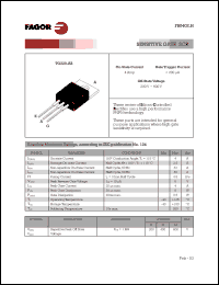 FS0402MH datasheet: 600 V, 200 mA sensitive gate SCR FS0402MH