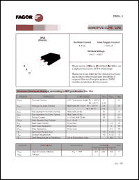 FS0401BI datasheet: 200 V,  sensitive gate SCR FS0401BI