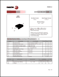 FS0802BD datasheet: 200 V, surface mount SCR FS0802BD