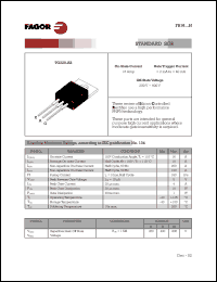 FS1610DH datasheet: 400 V, standard SCR FS1610DH