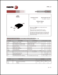 FT0411BD datasheet: 200 V, surface mount TRIAC FT0411BD