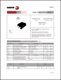 FT0811BI datasheet: 200 V, 25 mA high commutation TRIAC FT0811BI