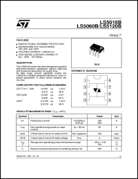 LS5060B datasheet: TRISIL LS5060B