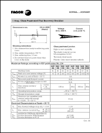 RGP08MT datasheet: 1000 V, 1 A glass passivated fast recovery rectifier RGP08MT
