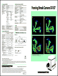 M4189 datasheet: Number of frames: 1,2,4(a,b),8; exposure time:50ns to 1ms; framing unit M4189