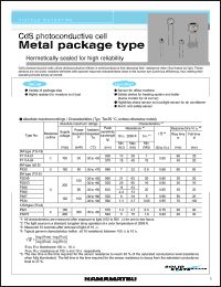 P380 datasheet: Supply voltage:200Vdc; 50mW; CdS photoconductive cell: hermetically sealed for high reliability P380