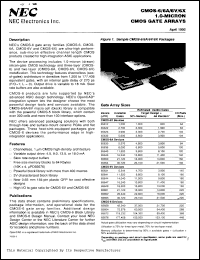 uPD65646 datasheet: CMOS gate arrays uPD65646