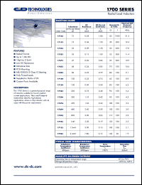 17153 datasheet: Radial lead isolation. Inductance +-10% (at 1kHz) 15uH 17153