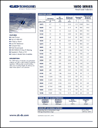 18472 datasheet: Axial lead inductor. Inductance +-10% (at 1kHz) 4.7uH 18472