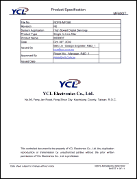 MF600IT datasheet: Product type: single in-line filter. System application: high speed digital services. MF600IT