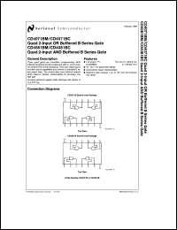 CD4081BMJ/883 datasheet: Quad 2-Input OR/AND Buffered B Series Gate CD4081BMJ/883