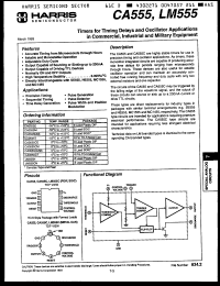 LM555N datasheet: Timer for timing delays and oscillator applications LM555N