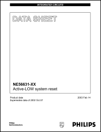 NE56631-42D datasheet: Active-LOW system reset, 4.2V NE56631-42D