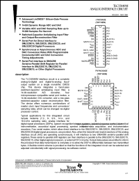 TLC32040MFK datasheet: Analog interface circuit TLC32040MFK