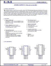 SN8P0212S datasheet: 8-bit microcontroller SN8P0212S