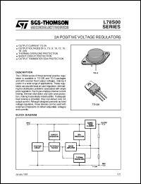 L78S09CT datasheet: 2A POSITIVE VOLTAGE REGULATORS L78S09CT