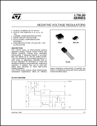 L79L05ABZ datasheet: NEGATIVE VOLTAGE REGULATORS L79L05ABZ