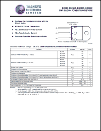 BD246C datasheet: 115 V, PNP silicon power transistor BD246C