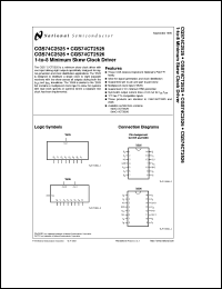 CGS74CT2525MX datasheet: 1-to-8 Minimum Skew Clock Driver CGS74CT2525MX