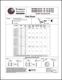 RD35200-W-Au datasheet: 200 V, 35 A, rectifier automotive die RD35200-W-Au